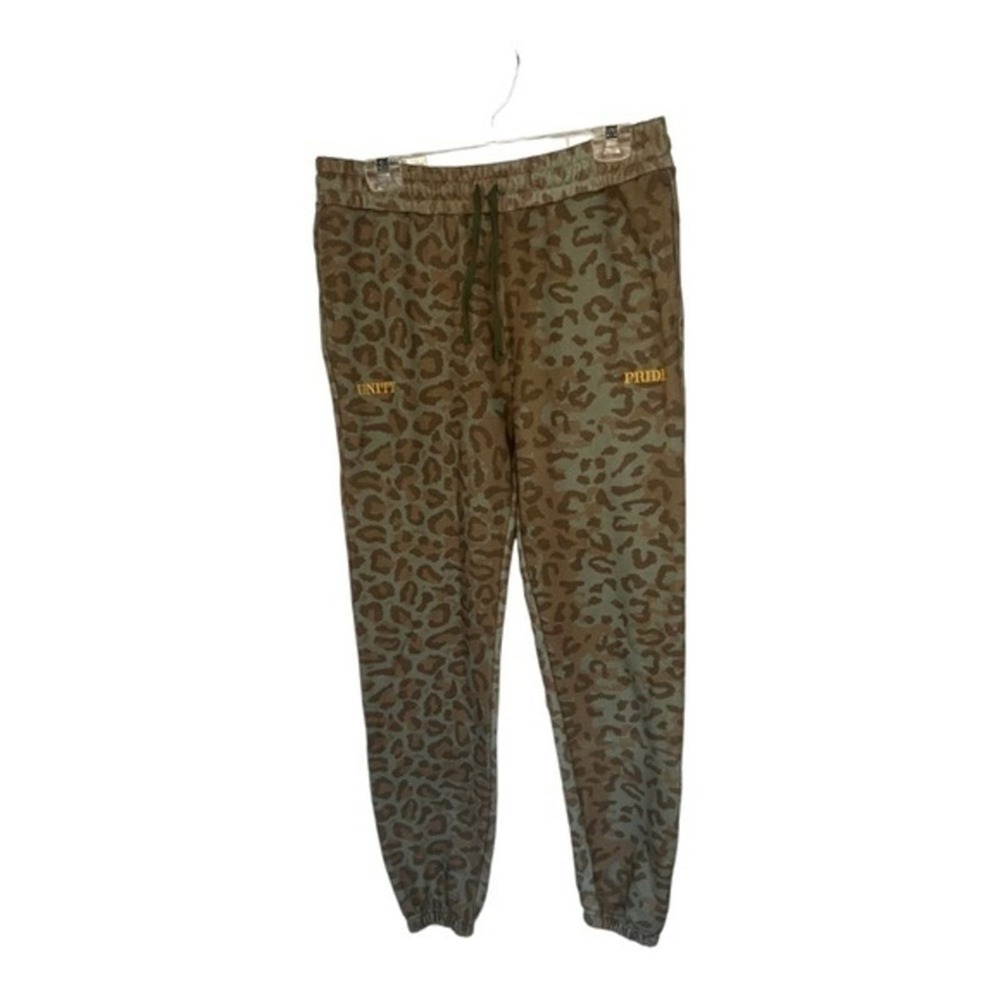 HSTRY by NAS X Coming 2 America Unity & Pride Leopard French Terry Joggers L NWT - Picture 3 of 7